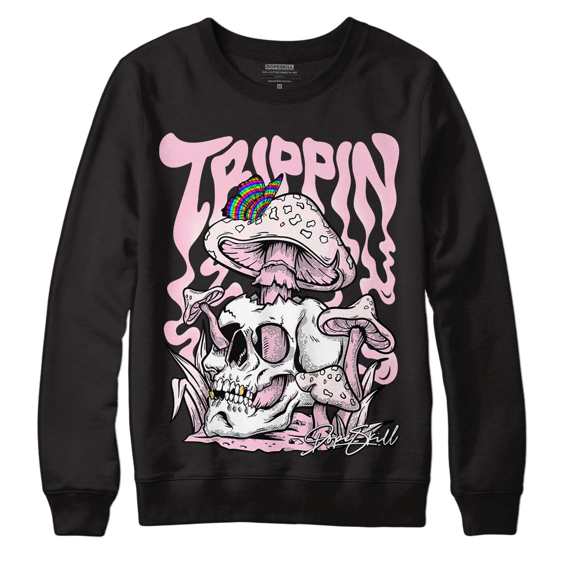 Dunk Low Pink Foam DopeSkill Sweatshirt Trippin Graphic