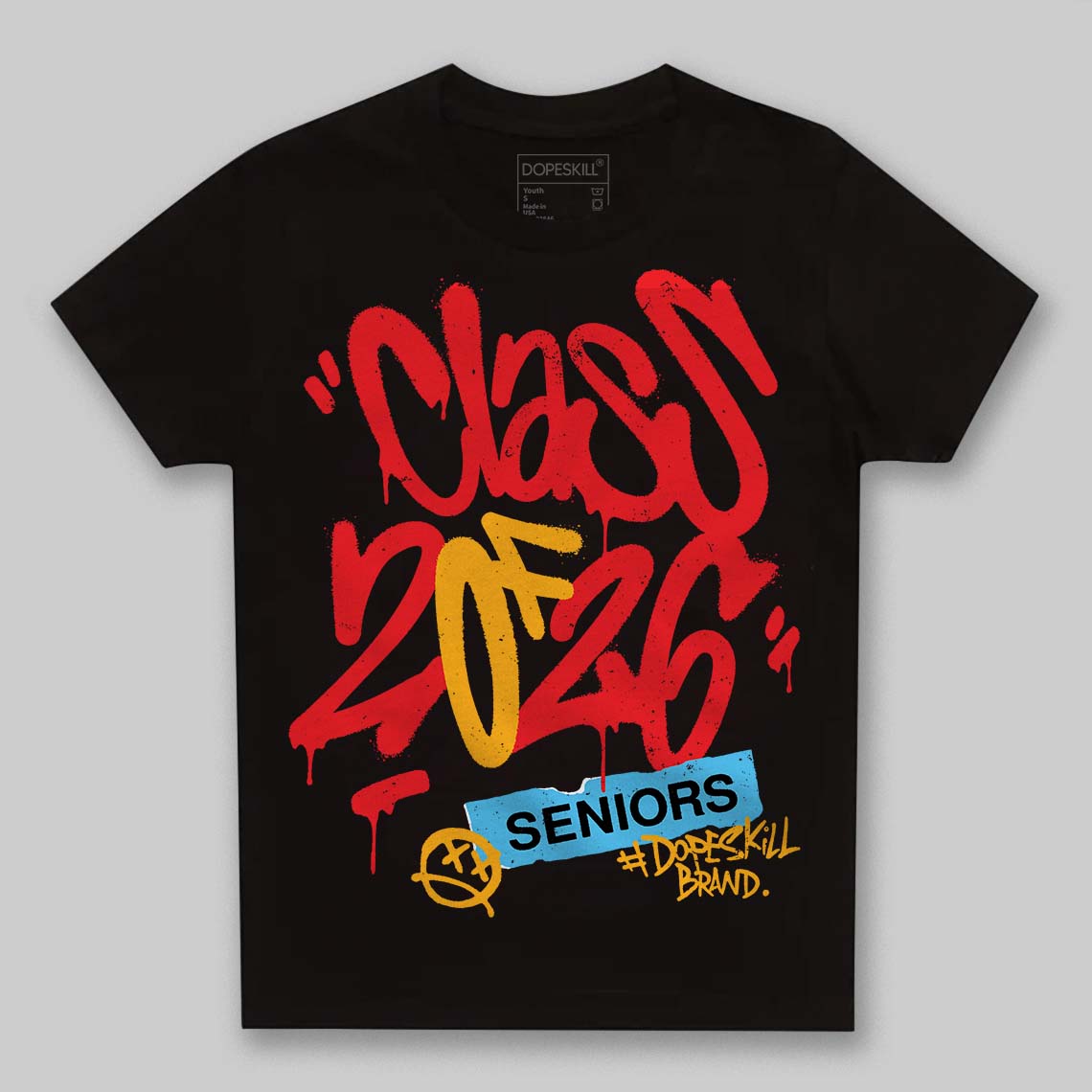 Red Collection DopeSkill Toddler Kids T-shirt Class of 2026 Graphic