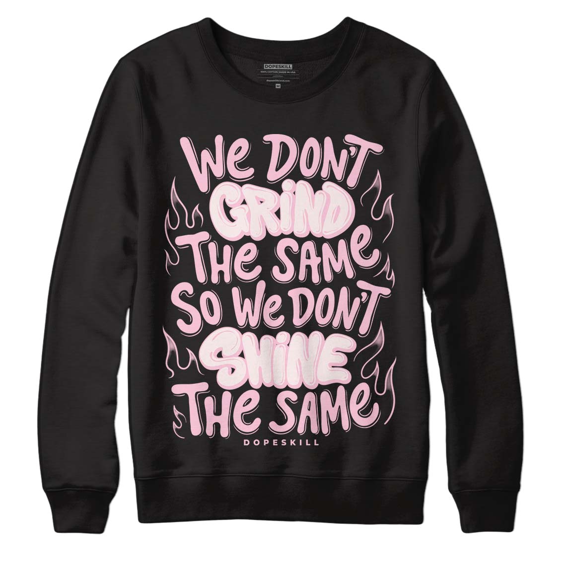 Dunk Low Pink Foam DopeSkill Sweatshirt Grind Shine Graphic