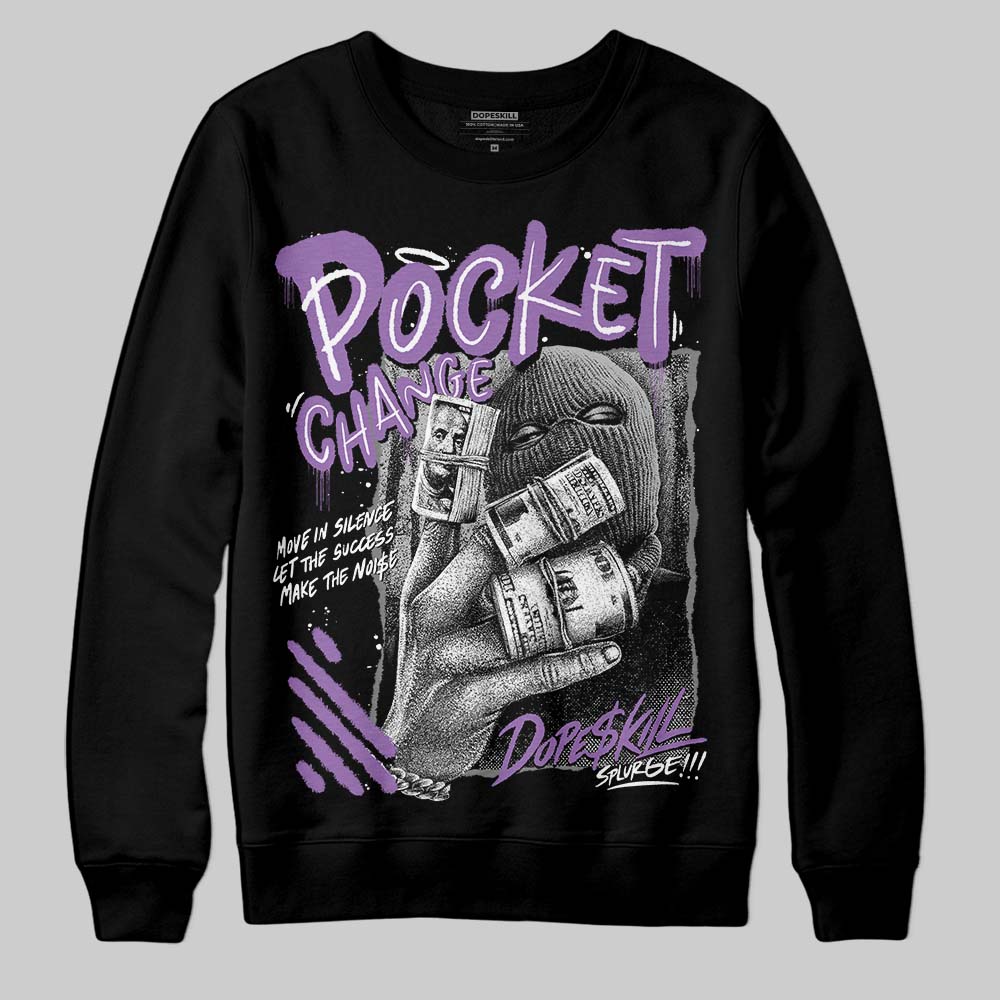 PURPLE Collection DopeSkill Sweatshirt Pocket Change Graphic
