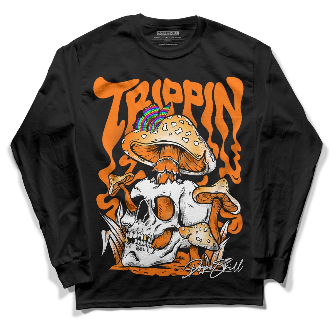 Dunk Low Magma Orange DopeSkill Long Sleeve T-Shirt Trippin Graphic