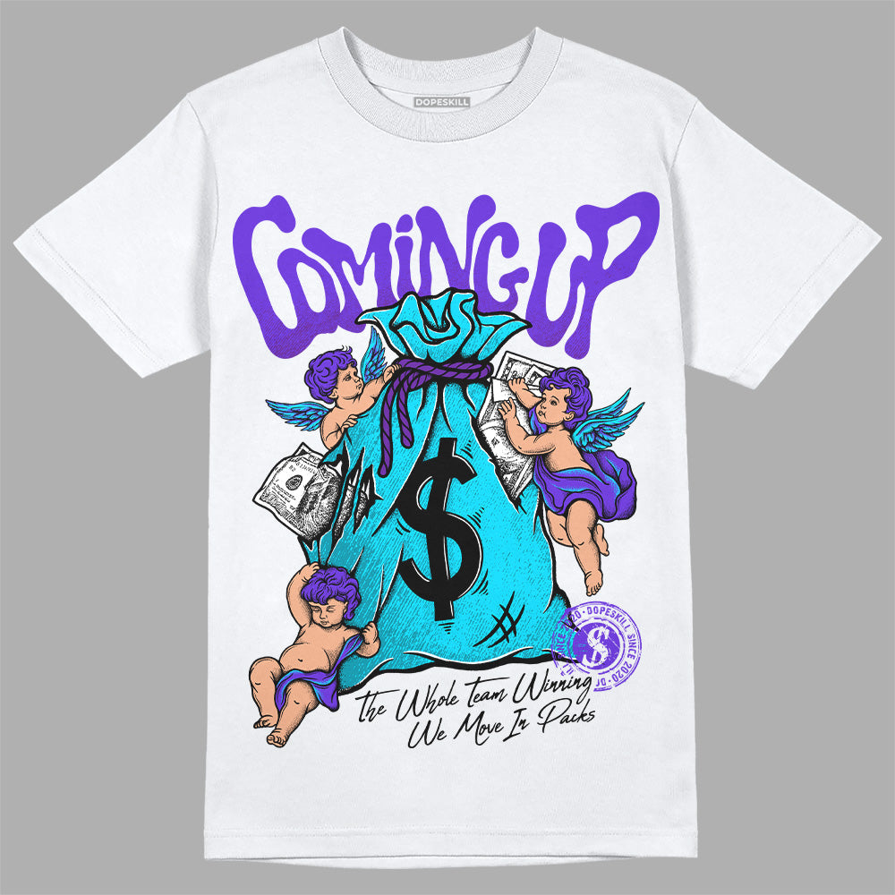 Aqua 6s DopeSkill T-Shirt Money Bag Coming Up Graphic