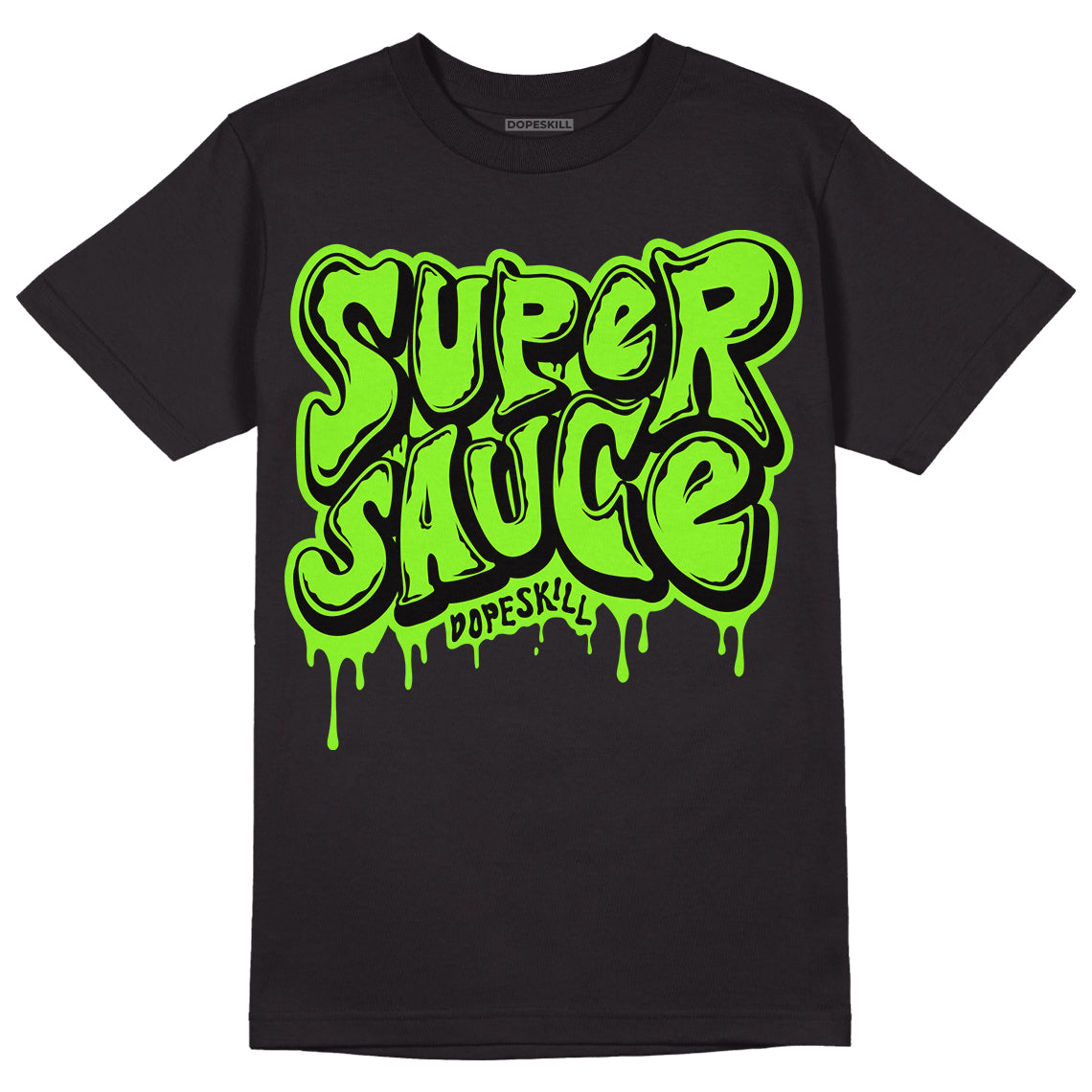 Neon Green Collection DopeSkill T-Shirt Super Sauce Graphic