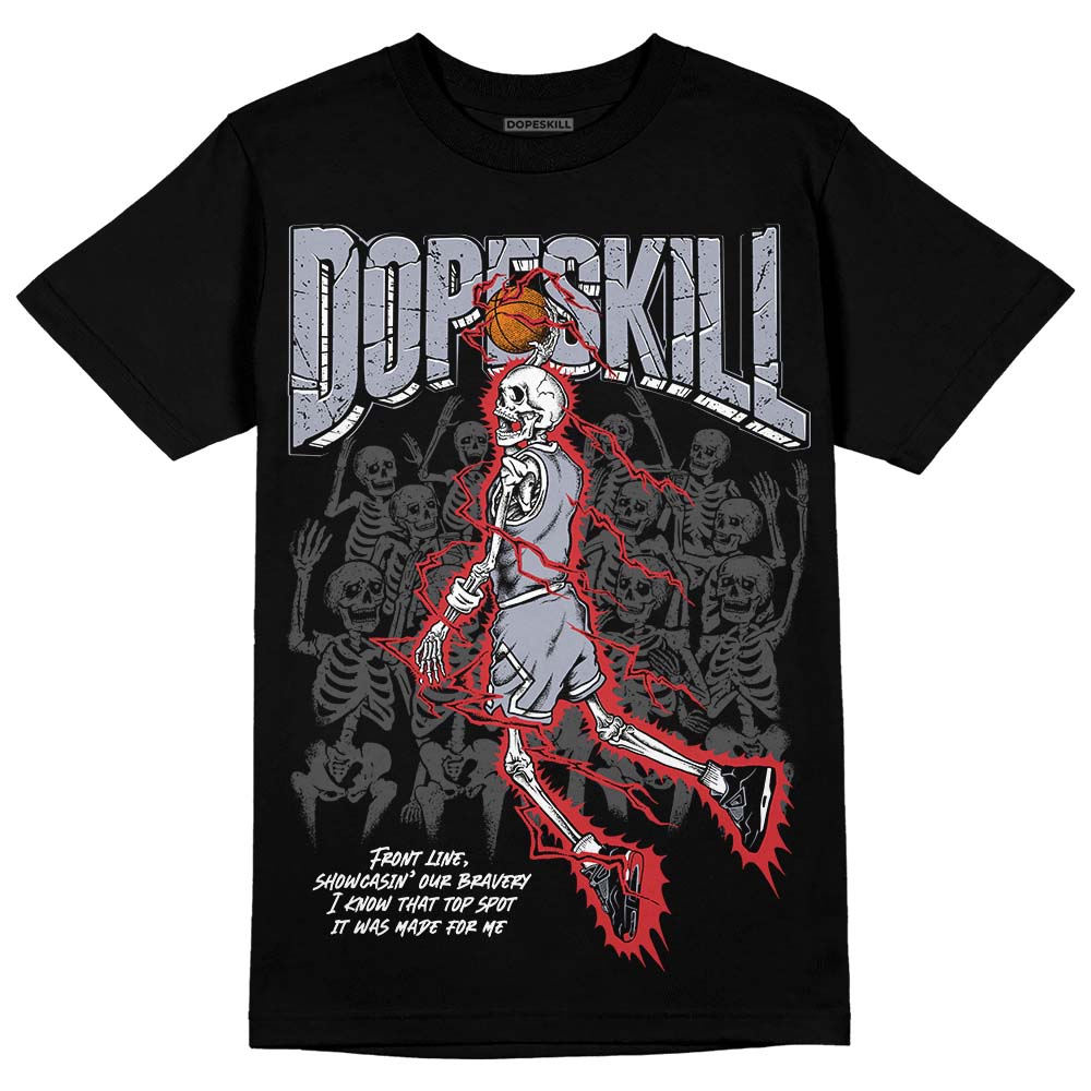 Bred Reimagined 4s DopeSkill T-Shirt Thunder Dunk Graphic