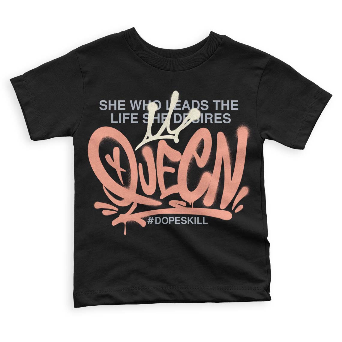 Crimson Bliss 5s DopeSkill Toddler Kids T-shirt Queen Graphic
