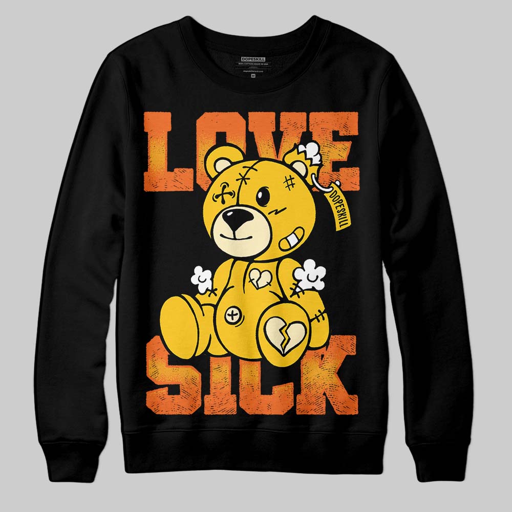 Yellow Collection DopeSkill Sweatshirt Love Sick Graphic