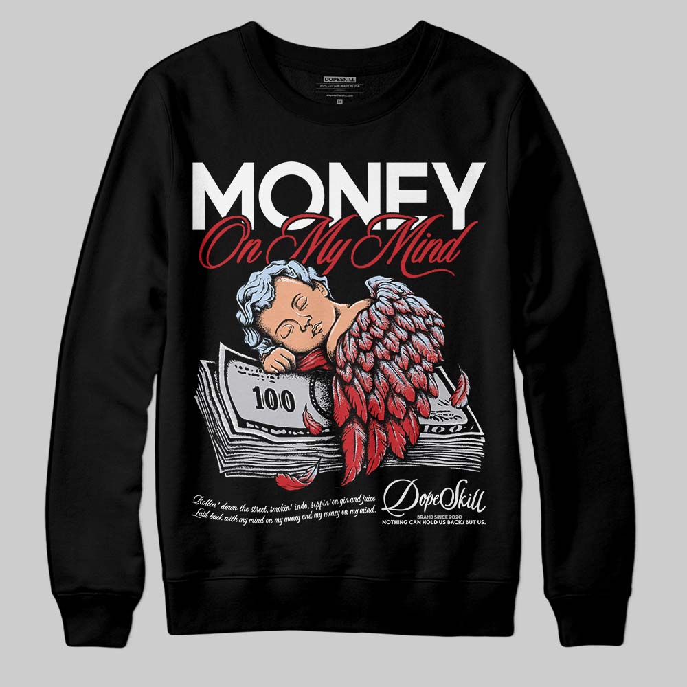 Black Metallic Reimagined 5s DopeSkill Sweatshirt MOMM Graphic