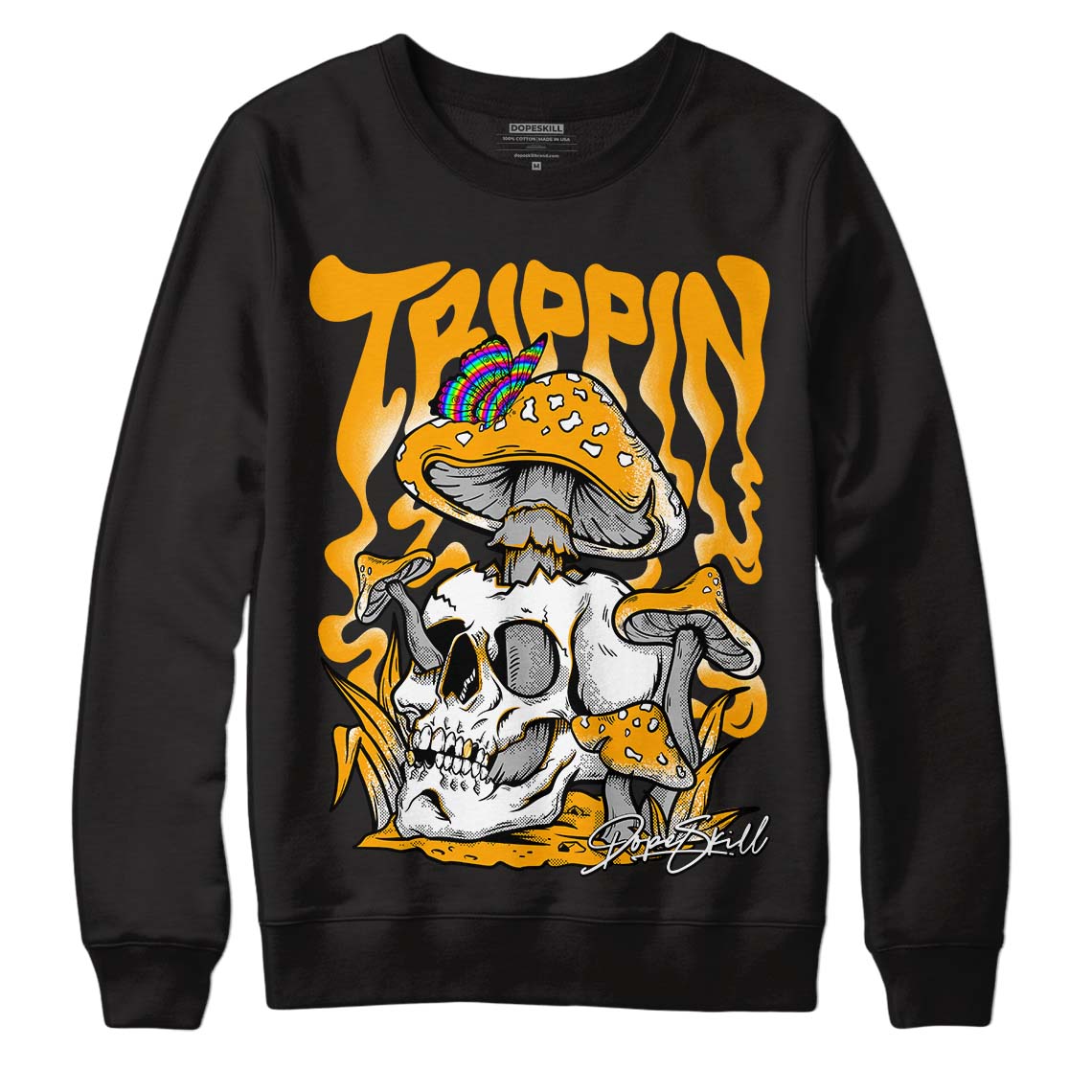 Black Taxi 12s DopeSkill Sweatshirt Trippin Graphic
