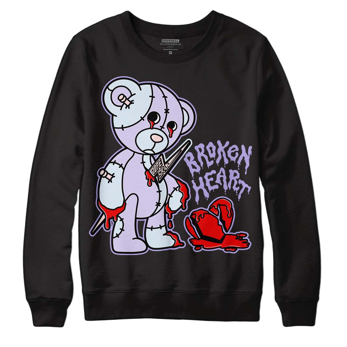Easter Dunk Low DopeSkill Sweatshirt Broken Heart Graphic