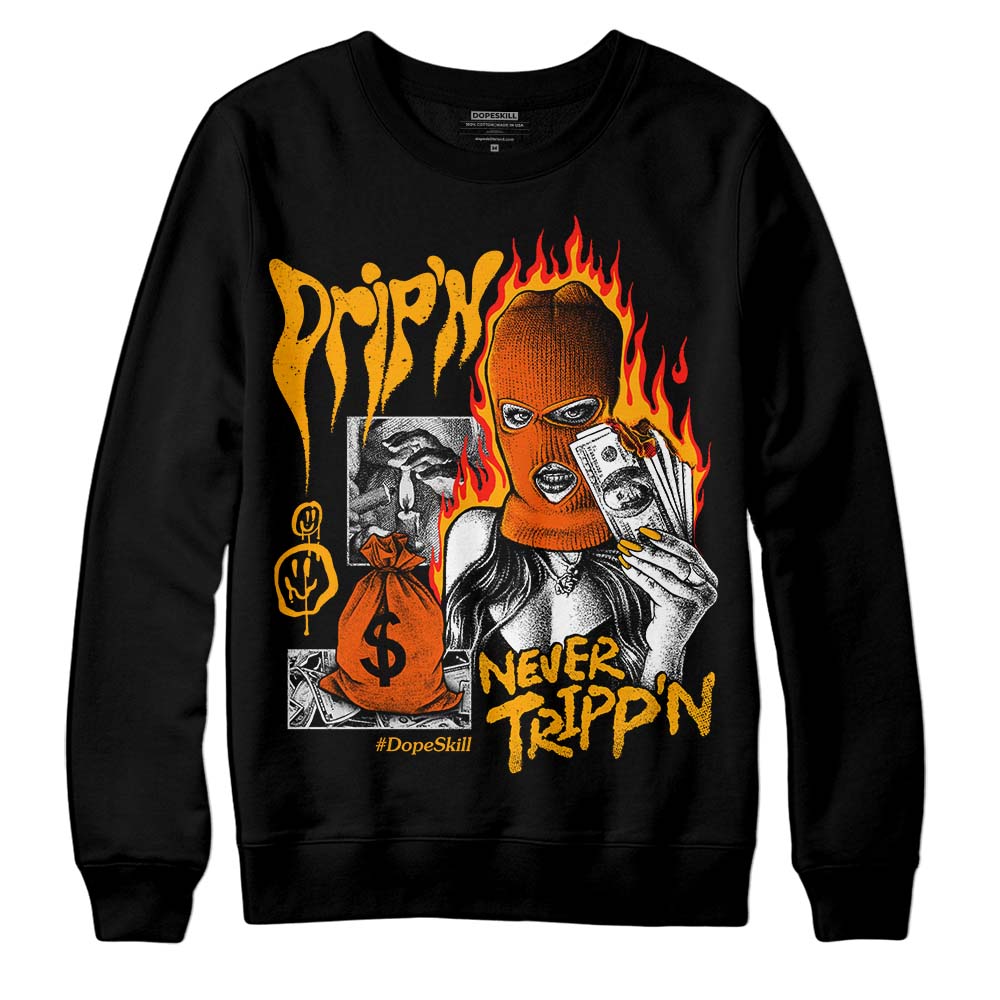 Black Taxi 12s DopeSkill Sweatshirt Drip'n Never Tripp'n Graphic