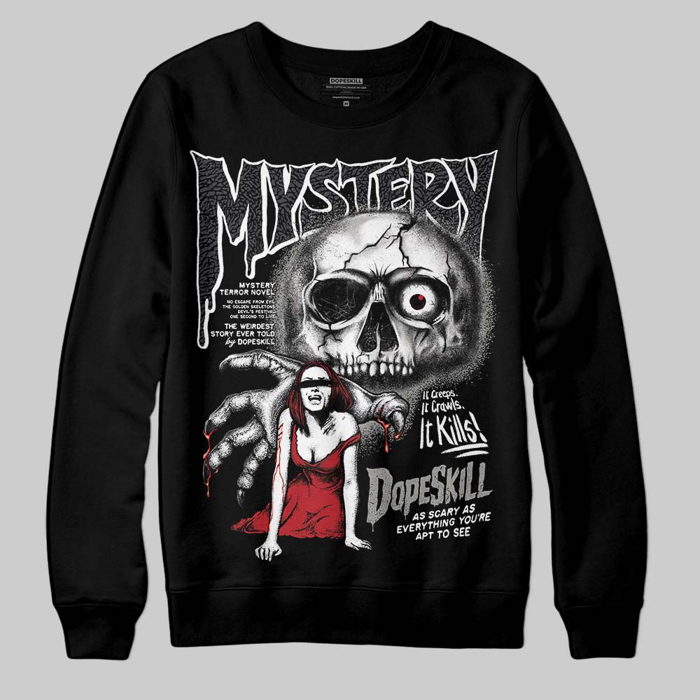 Black Cat 3s DopeSkill Sweatshirt Mystery Ghostly Grasp Graphic