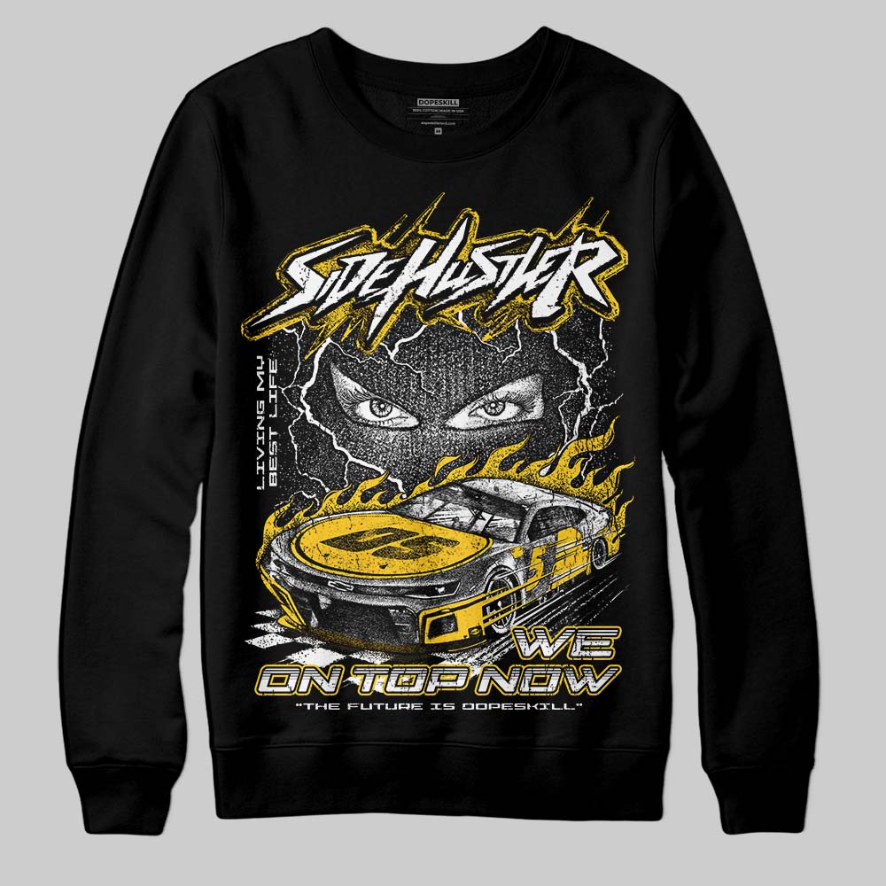 Yellow Collection DopeSkill Sweatshirt New Side Hustler Graphic