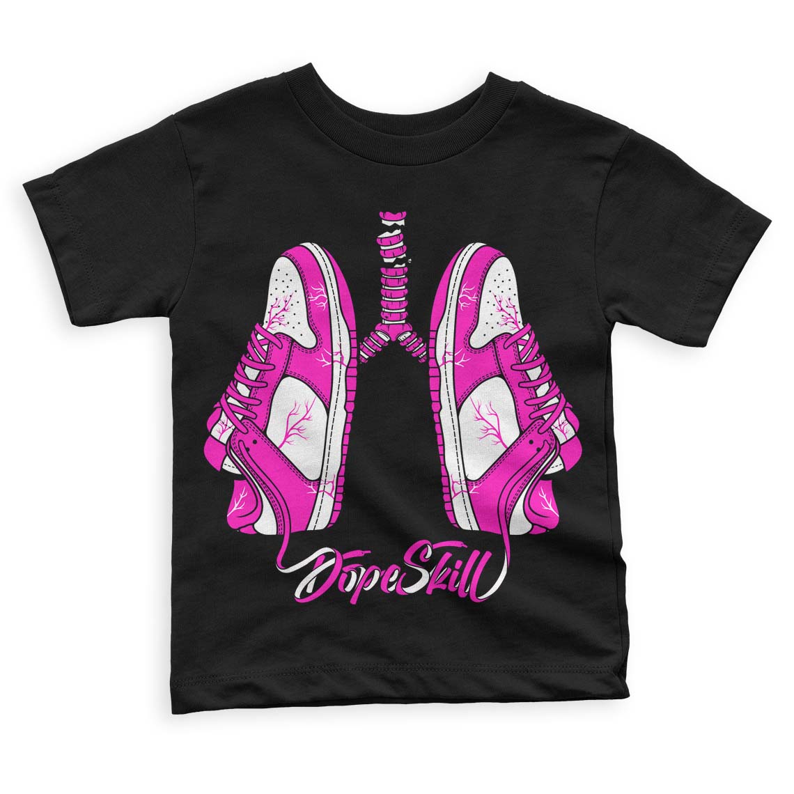 Dunk Low Active Fuchsia DopeSkill Toddler Kids T-shirt Breathe Graphic