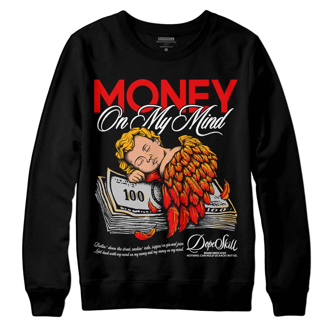 Cherry 12s DopeSkill Sweatshirt MOMM Graphic