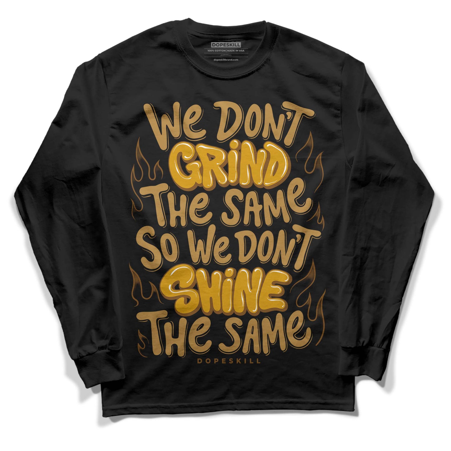 Wheat 13s DopeSkill Long Sleeve T-Shirt Grind Shine Graphic