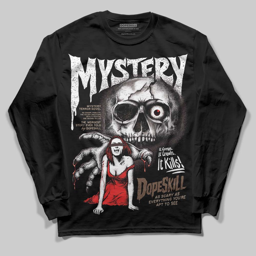 Baroque Brown 12s DopeSkill Long Sleeve T-Shirt Mystery Ghostly Grasp Graphic