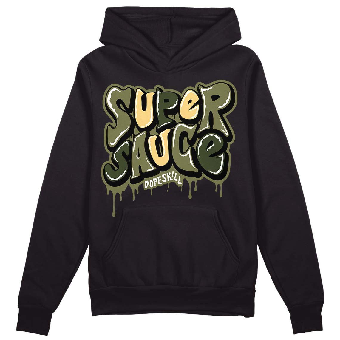 Craft Olive 4s DopeSkill Hoodie Sweatshirt Super Sauce Graphic