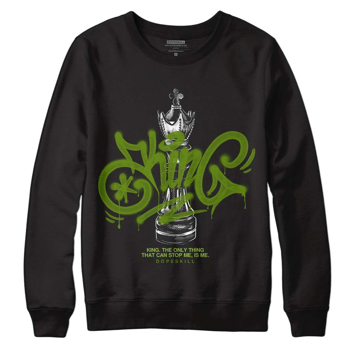 Dunk Low 'Chlorophyll' DopeSkill Sweatshirt King Chess Graphic