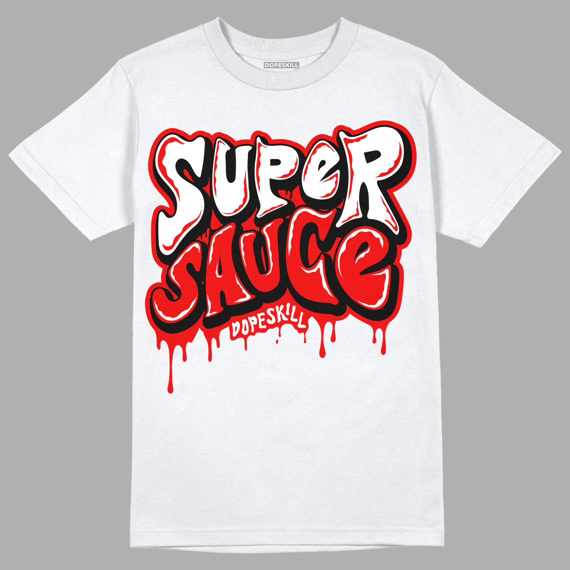 Cherry 11s DopeSkill T-Shirt Super Sauce Graphic