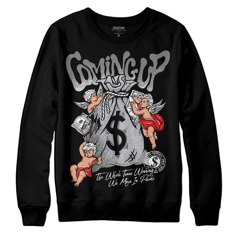 Grey Collection DopeSkill Sweatshirt Money Bag Coming Up Graphic