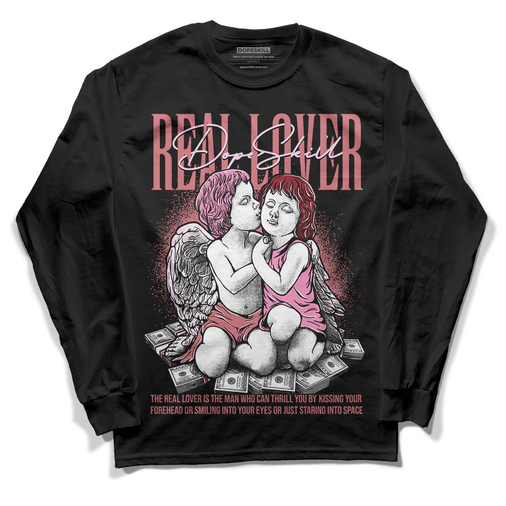 Valentine's Day Collection DopeSkill Long Sleeve T-Shirt Real Lover Graphic