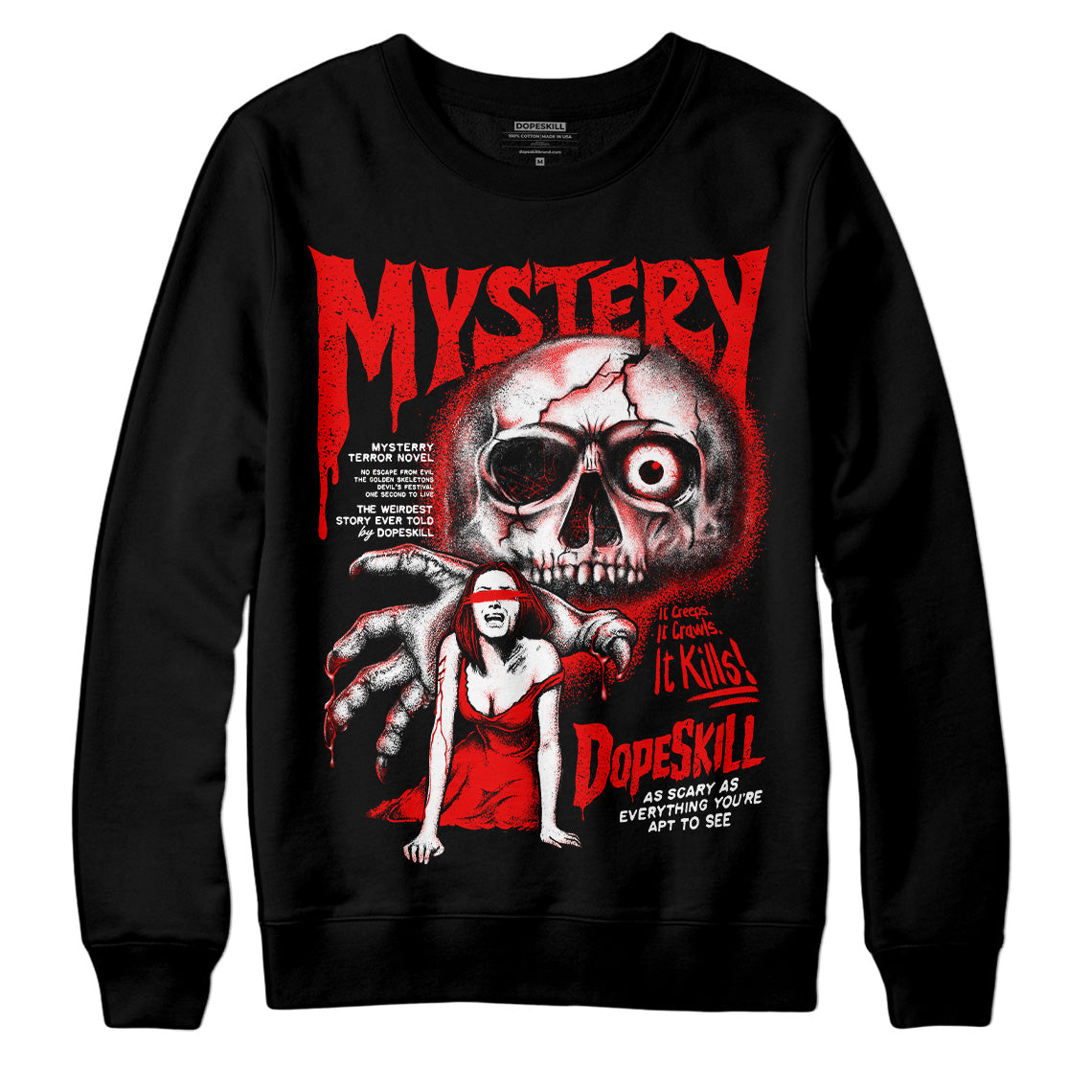 Cherry 12s DopeSkill Sweatshirt Mystery Ghostly Grasp Graphic