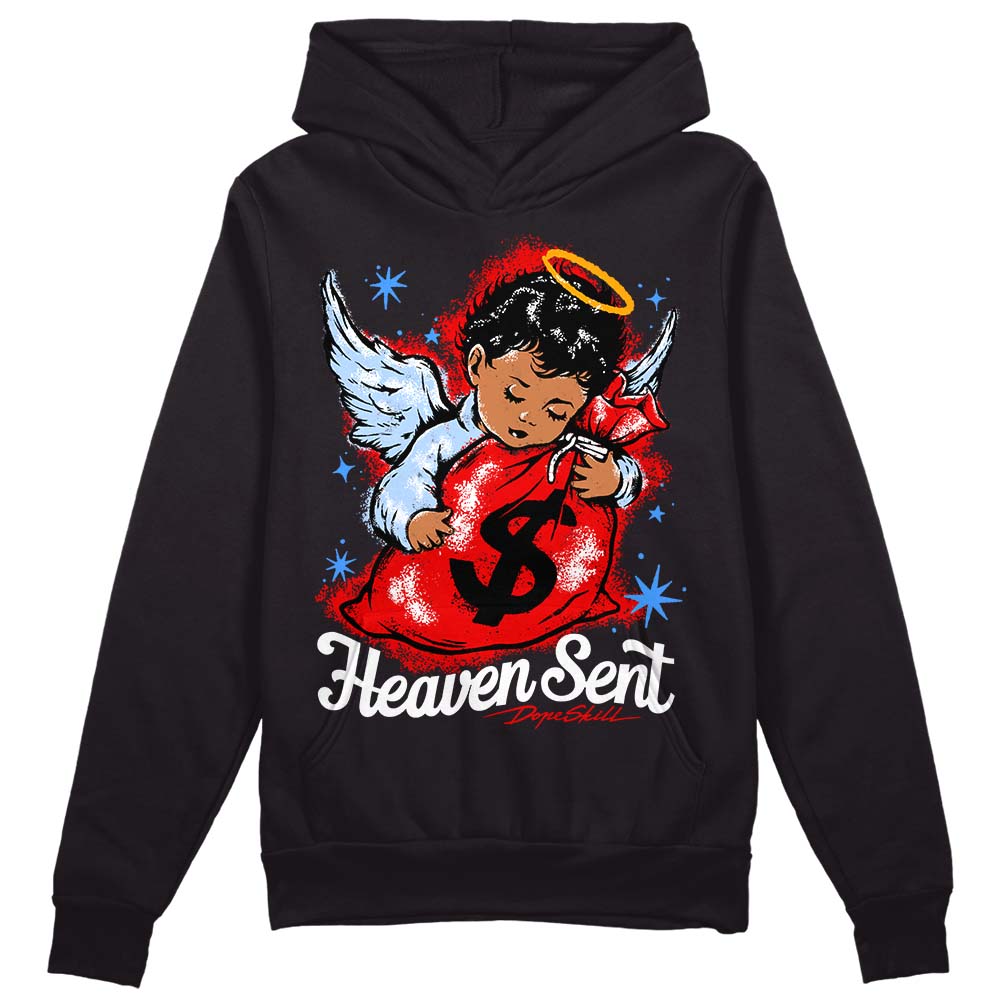 Cherry 11s DopeSkill Hoodie Sweatshirt Heaven Sent Graphic