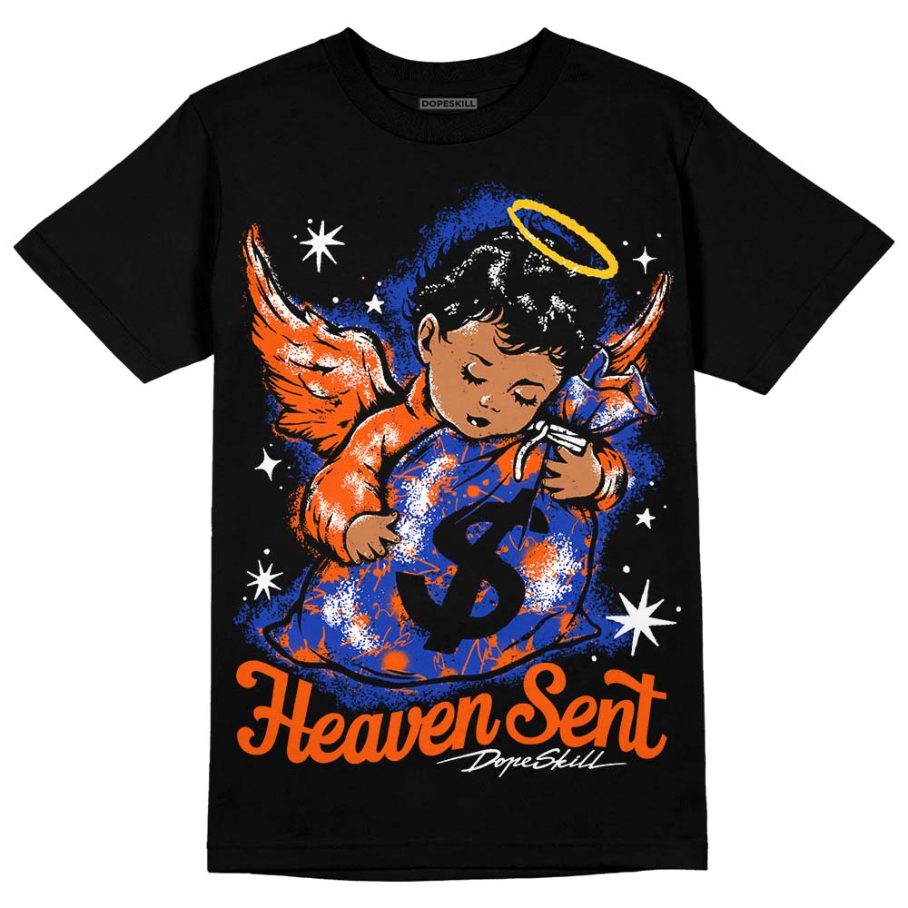 Dunk Futura Orange Blaze DopeSkill T-Shirt Heaven Sent Graphic