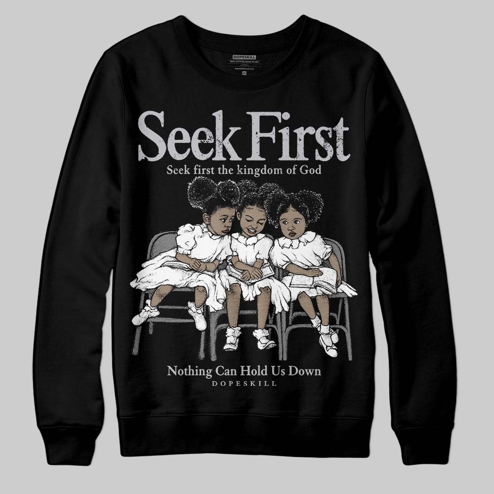 Grey Collection DopeSkill Sweatshirt New Seek First Graphic