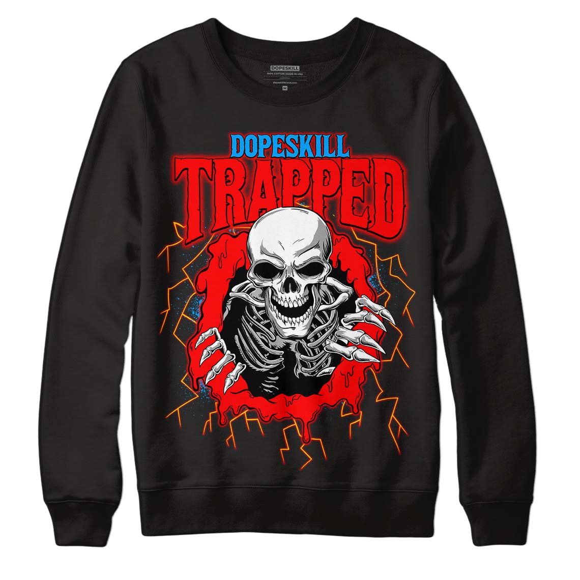 Fruity Pebbles Dunks DopeSkill Sweatshirt Trapped Halloween Graphic