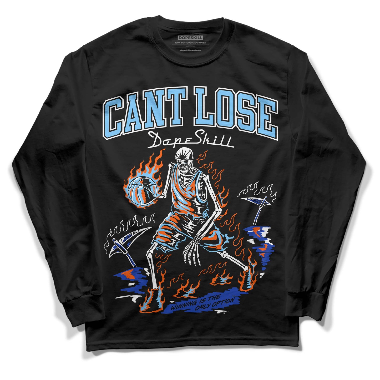 Dunk Low Futura University Blue DopeSkill Long Sleeve T-Shirt Cant Lose Graphic