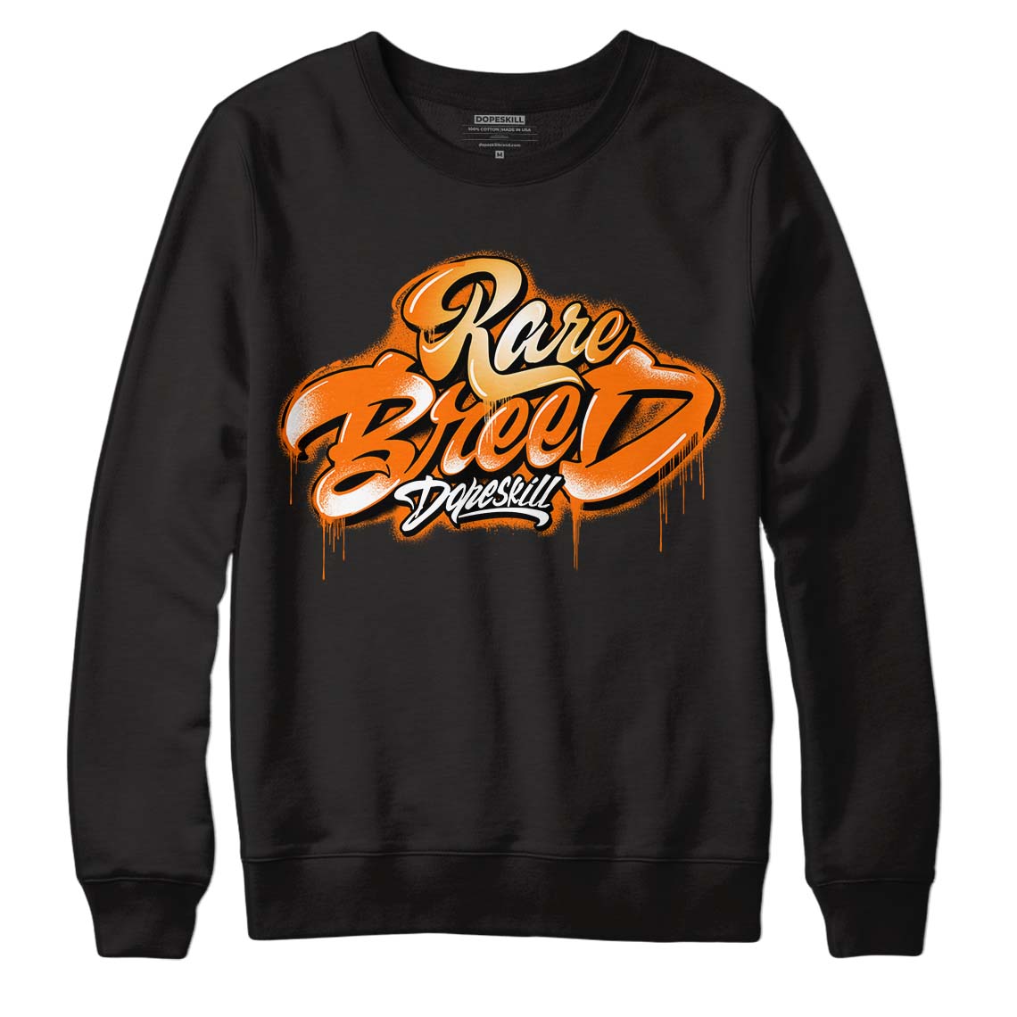 Dunk Low Magma Orange DopeSkill Sweatshirt Rare Breed Type Graphic