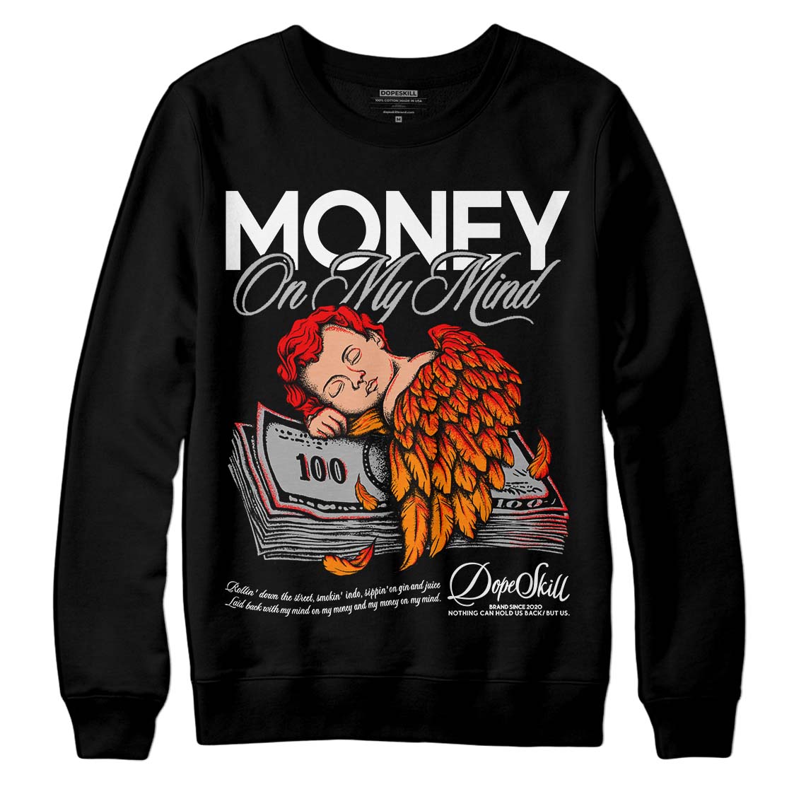 Dunk Low Panda White Black DopeSkill Sweatshirt MOMM Graphic
