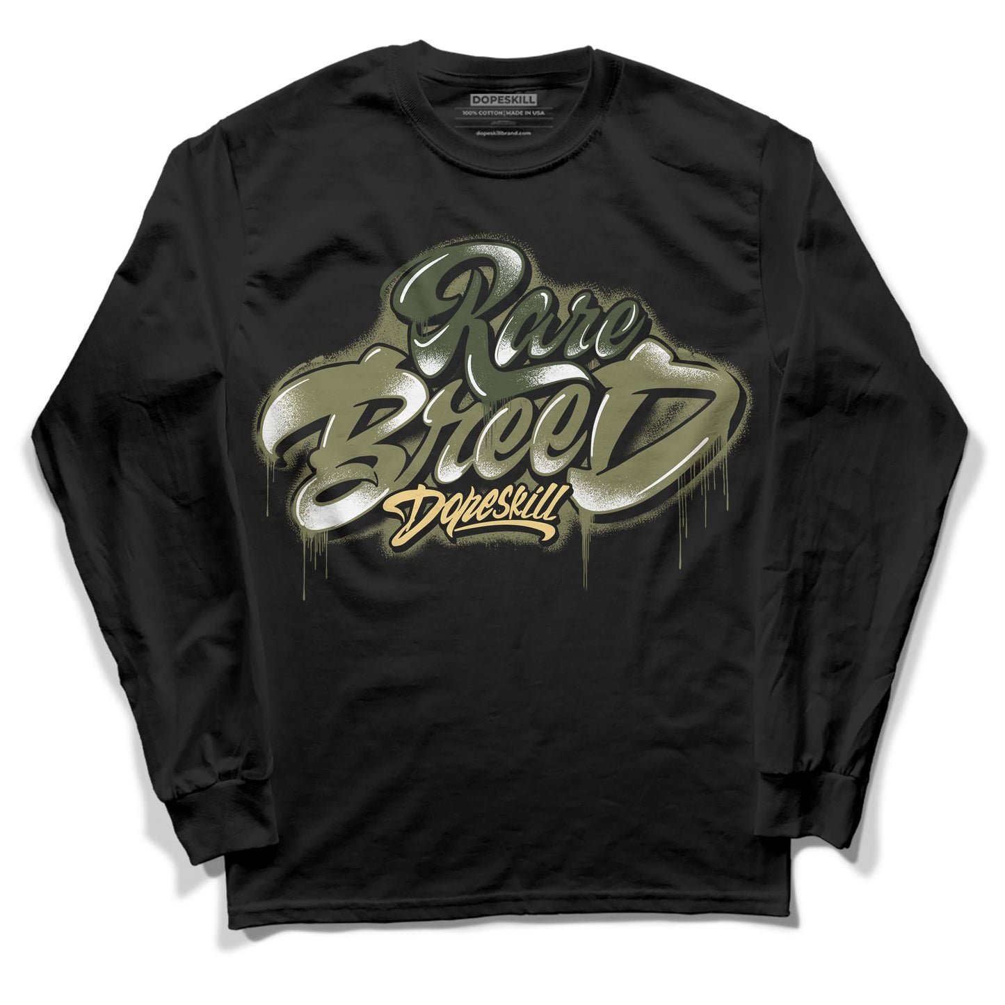 Craft Olive 4s DopeSkill Long Sleeve T-Shirt Rare Breed Type Graphic