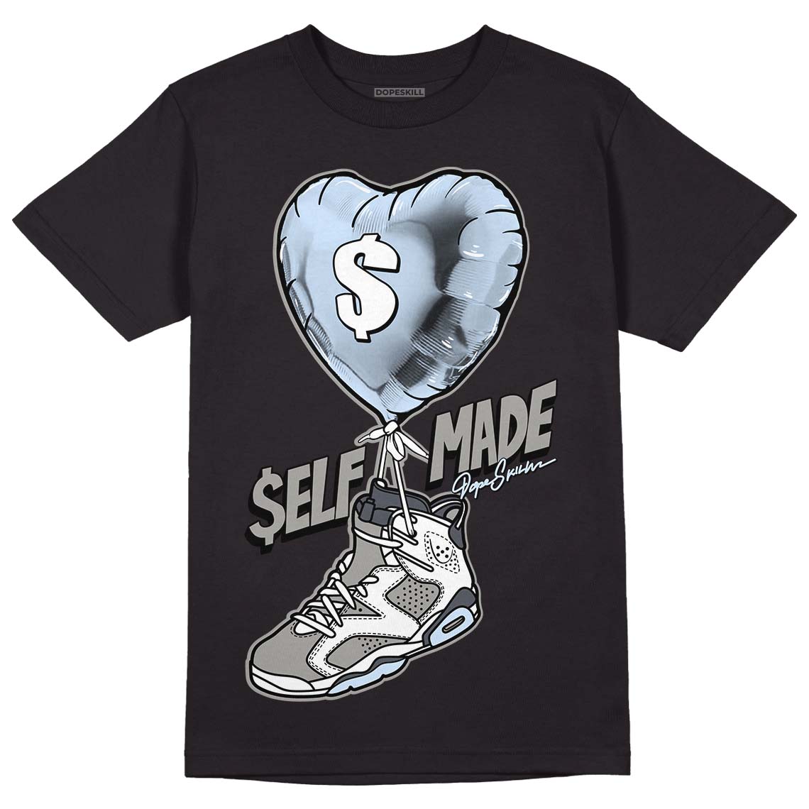 Cool Grey 6s DopeSkill T-Shirt Self Made Graphic