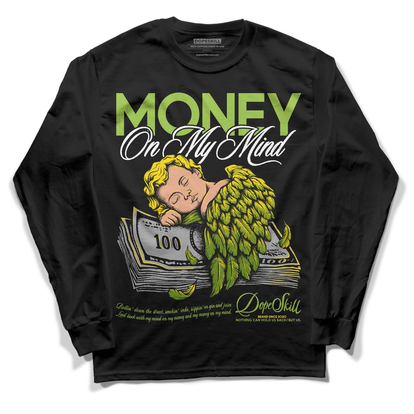 Dunk Low 'Chlorophyll' DopeSkill Long Sleeve T-Shirt MOMM Graphic