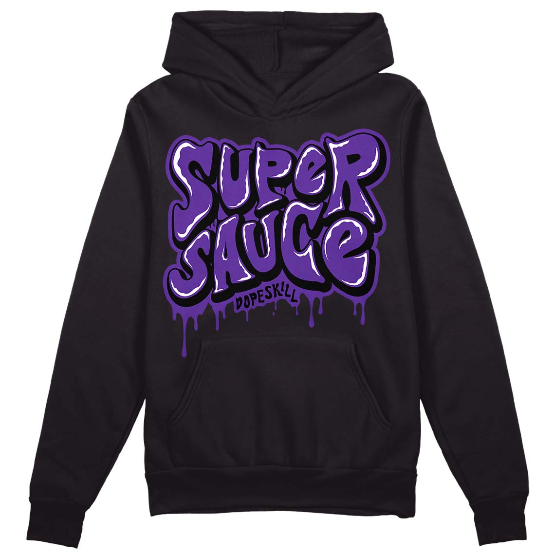 PURPLE Collection DopeSkill Hoodie Sweatshirt Super Sauce Graphic