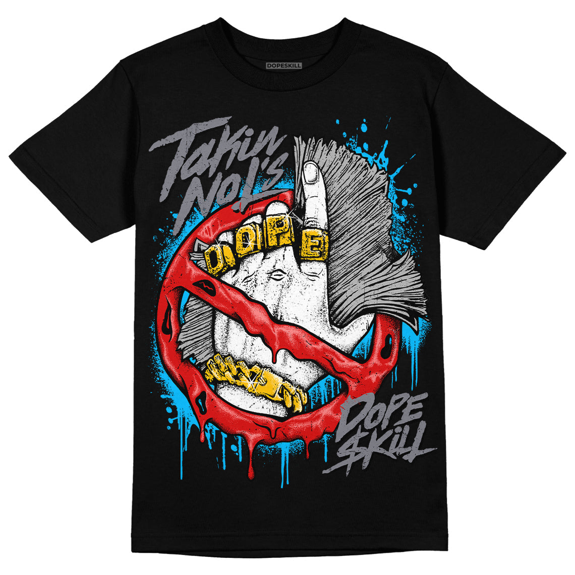 Gym Red 9s DopeSkill T-Shirt Takin No L's Graphic