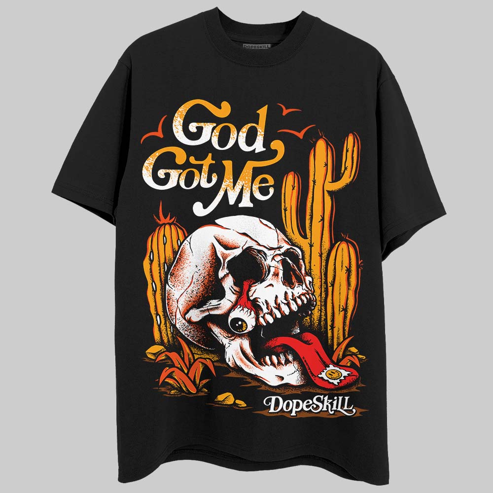 Black Taxi 12s DopeSkill T-Shirt God Got Me Graphic