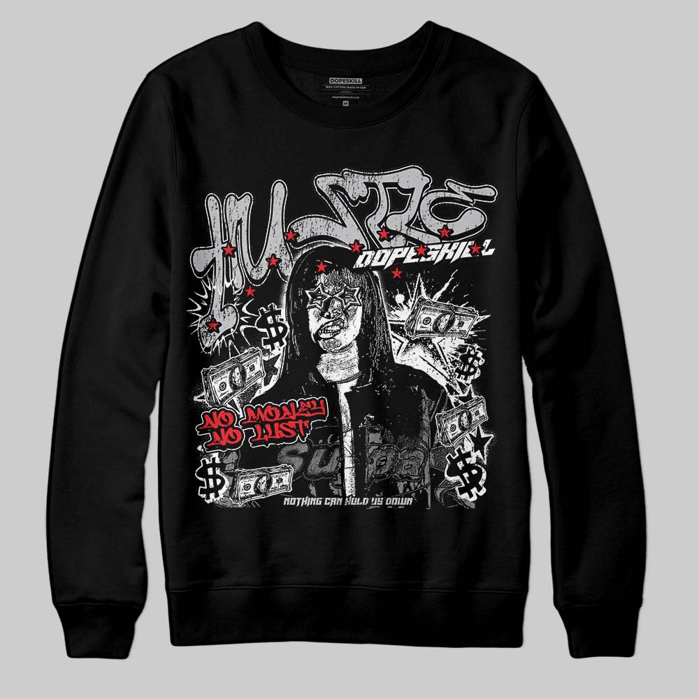 Grey Collection DopeSkill Sweatshirt No Money No Lust Graphic