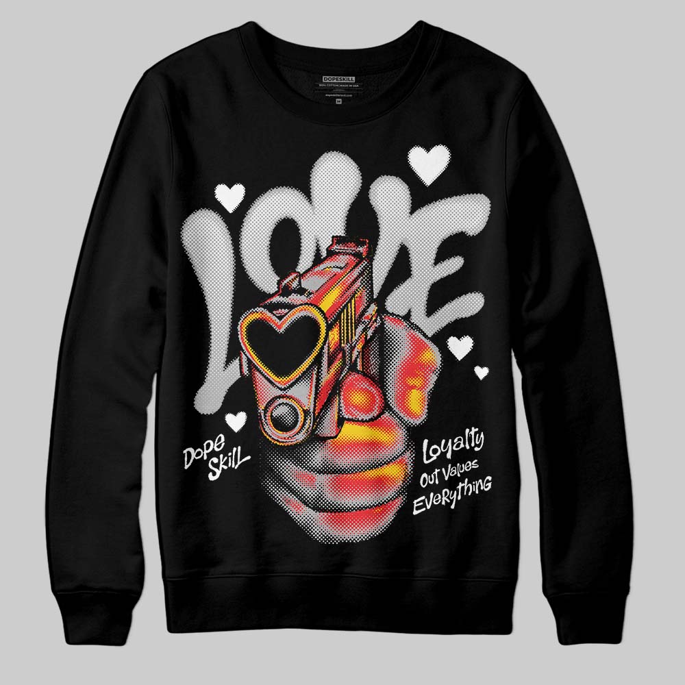 Dunk Panda White Black DopeSkill Sweatshirt Love Shot Graphic