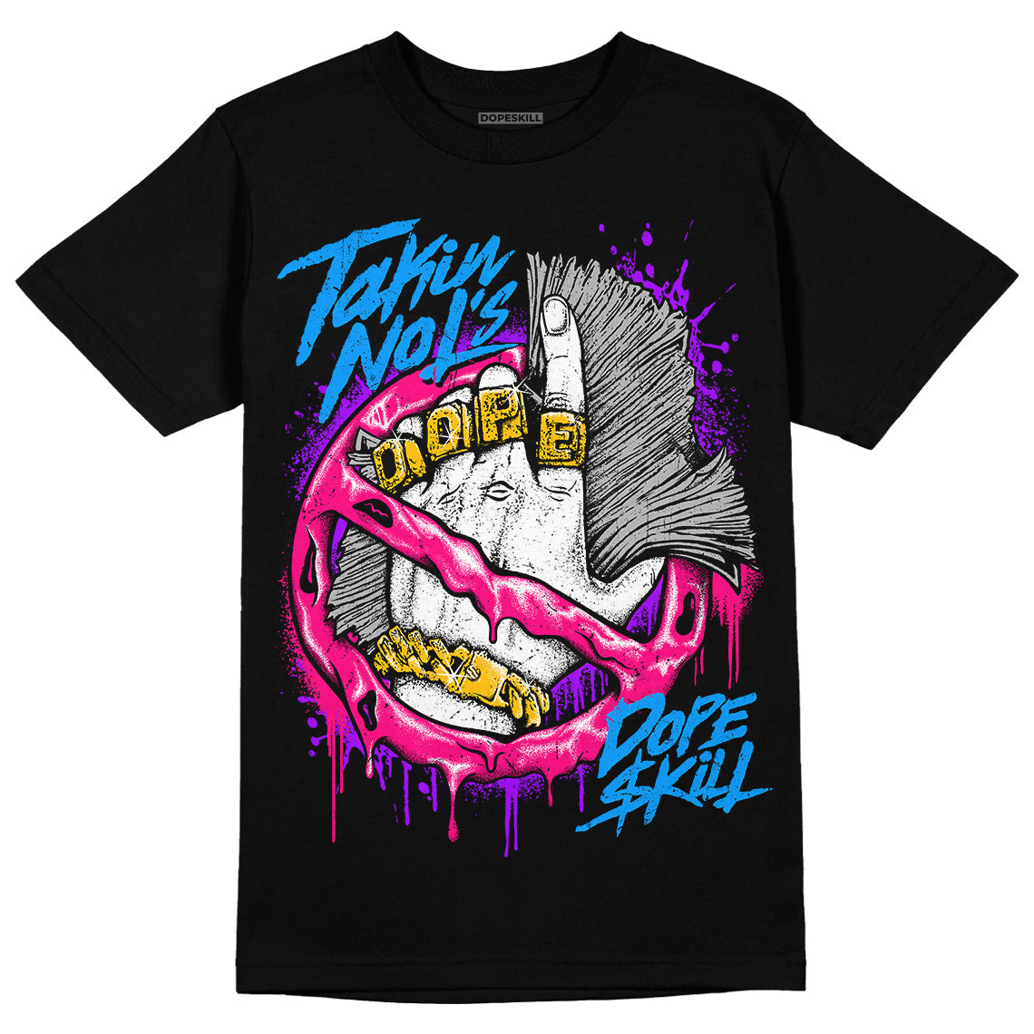 Fierce Pink 1s DopeSkill T-Shirt Takin No L's Graphic