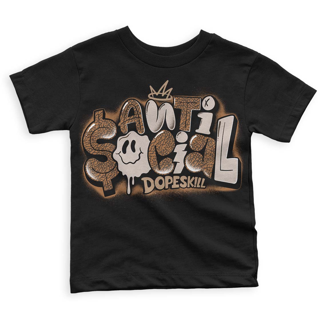 Palomino 3s DopeSkill Toddler Kids T-shirt Anti Social Graphic