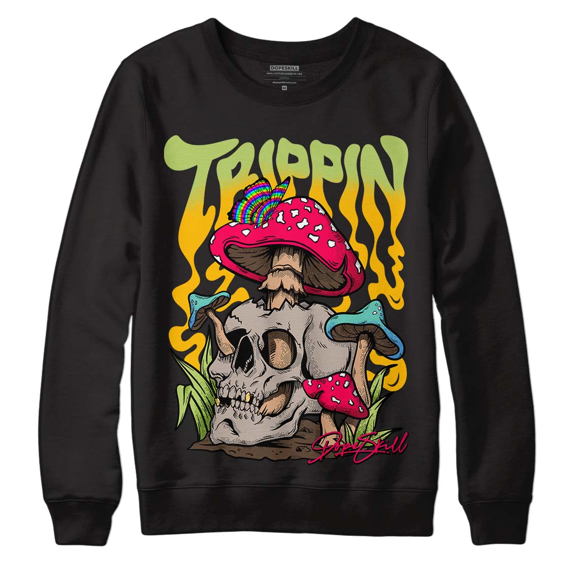 Limited DopeSkill Sweatshirt Trippin Graphic