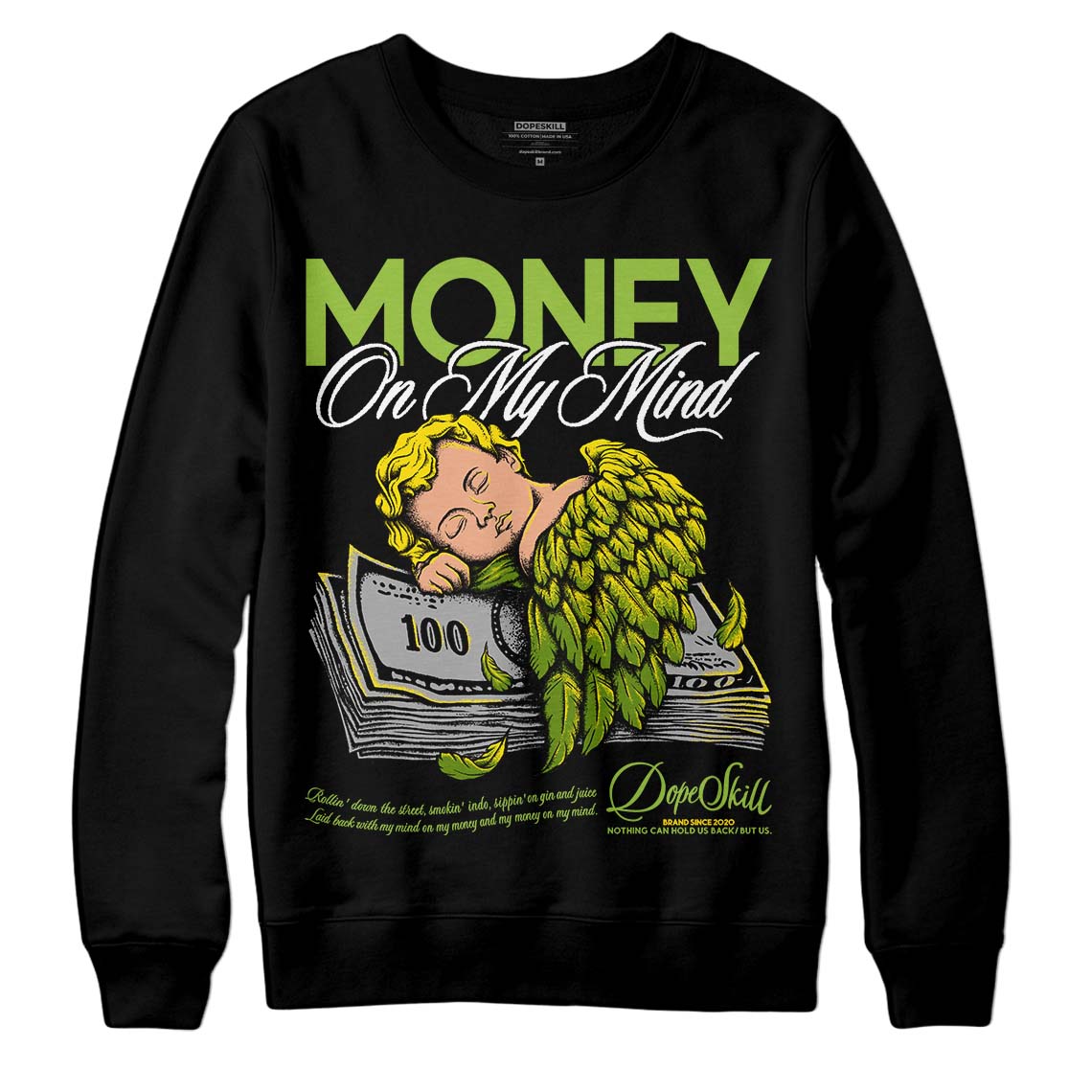 Dunk Low 'Chlorophyll' DopeSkill Sweatshirt MOMM Graphic