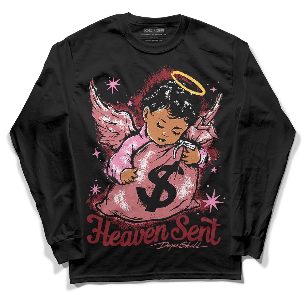 Valentine's Day Collection DopeSkill Long Sleeve T-Shirt Heaven Sent Graphic
