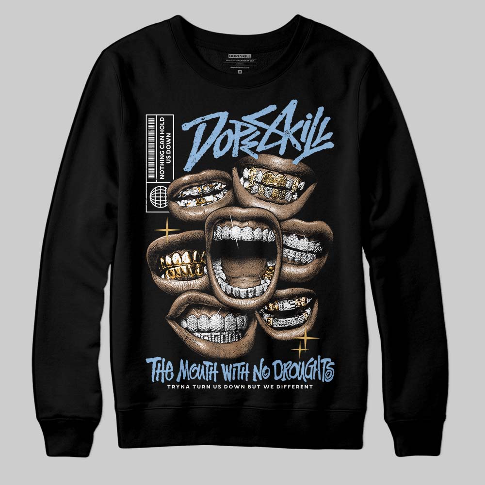 Handball Spezial Light Blue DopeSkill Sweatshirt The Mouth With No Droughts Graphic