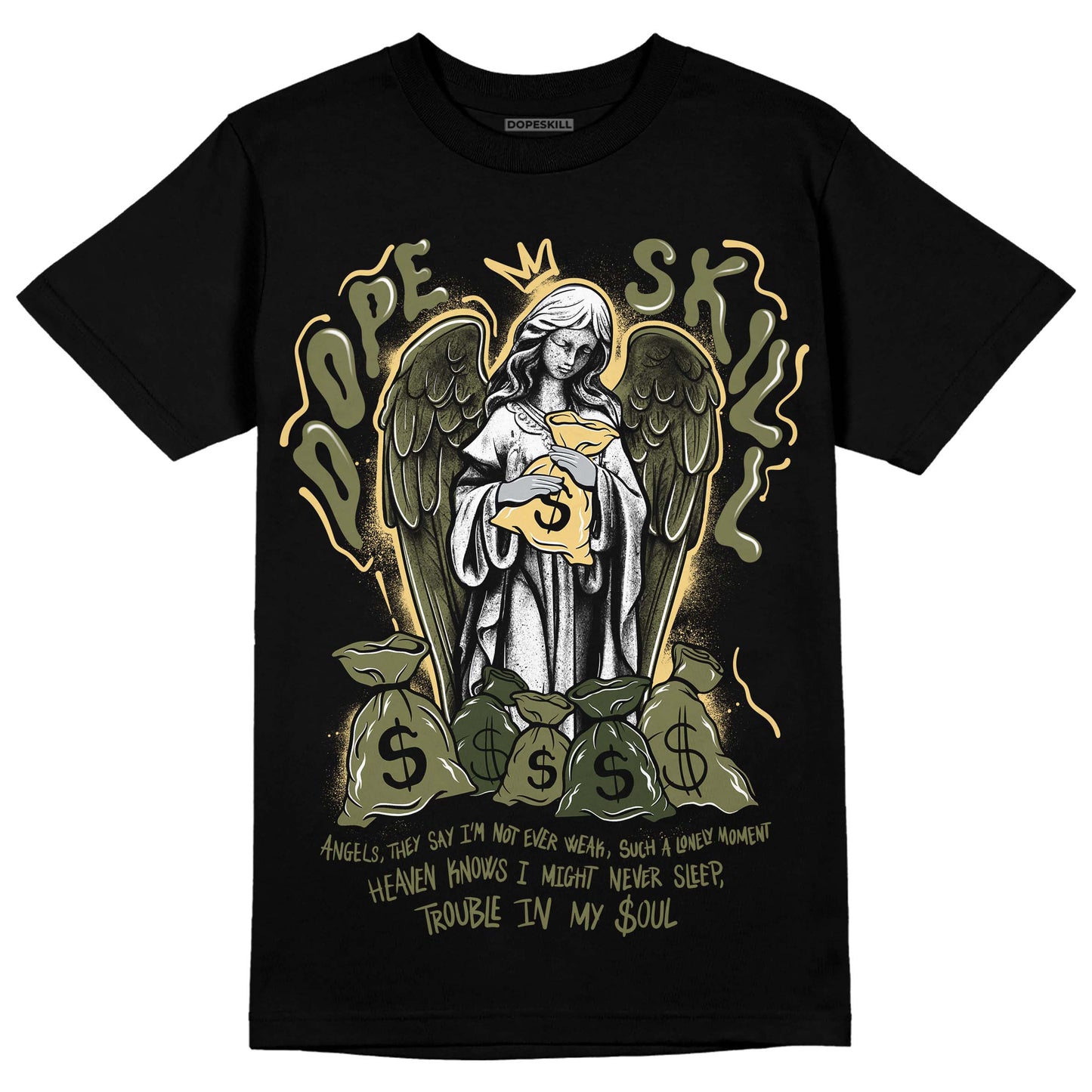 Craft Olive 4s DopeSkill T-Shirt Angels Graphic