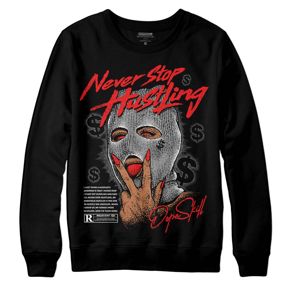 Grey Collection DopeSkill Sweatshirt Never Stop Hustling Graphic