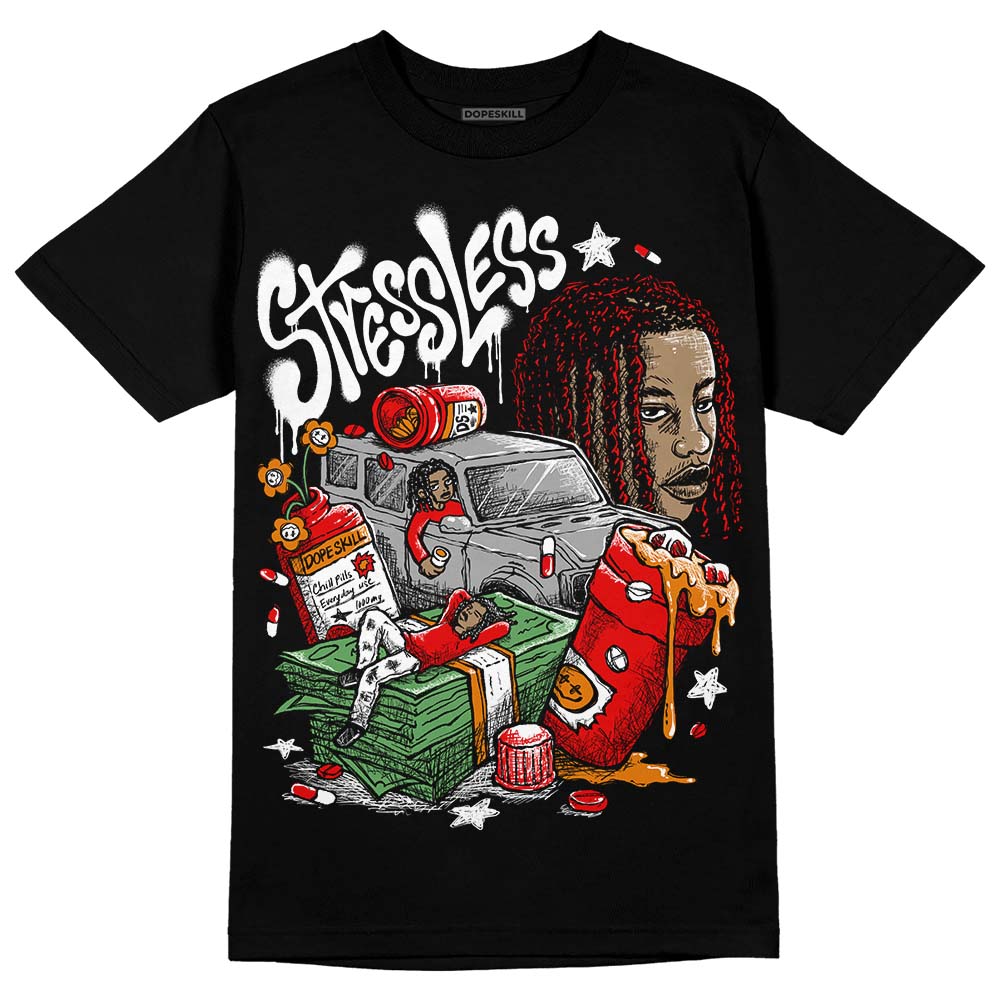 Red Cement 4S DopeSkill T-Shirt Stressless Graphic